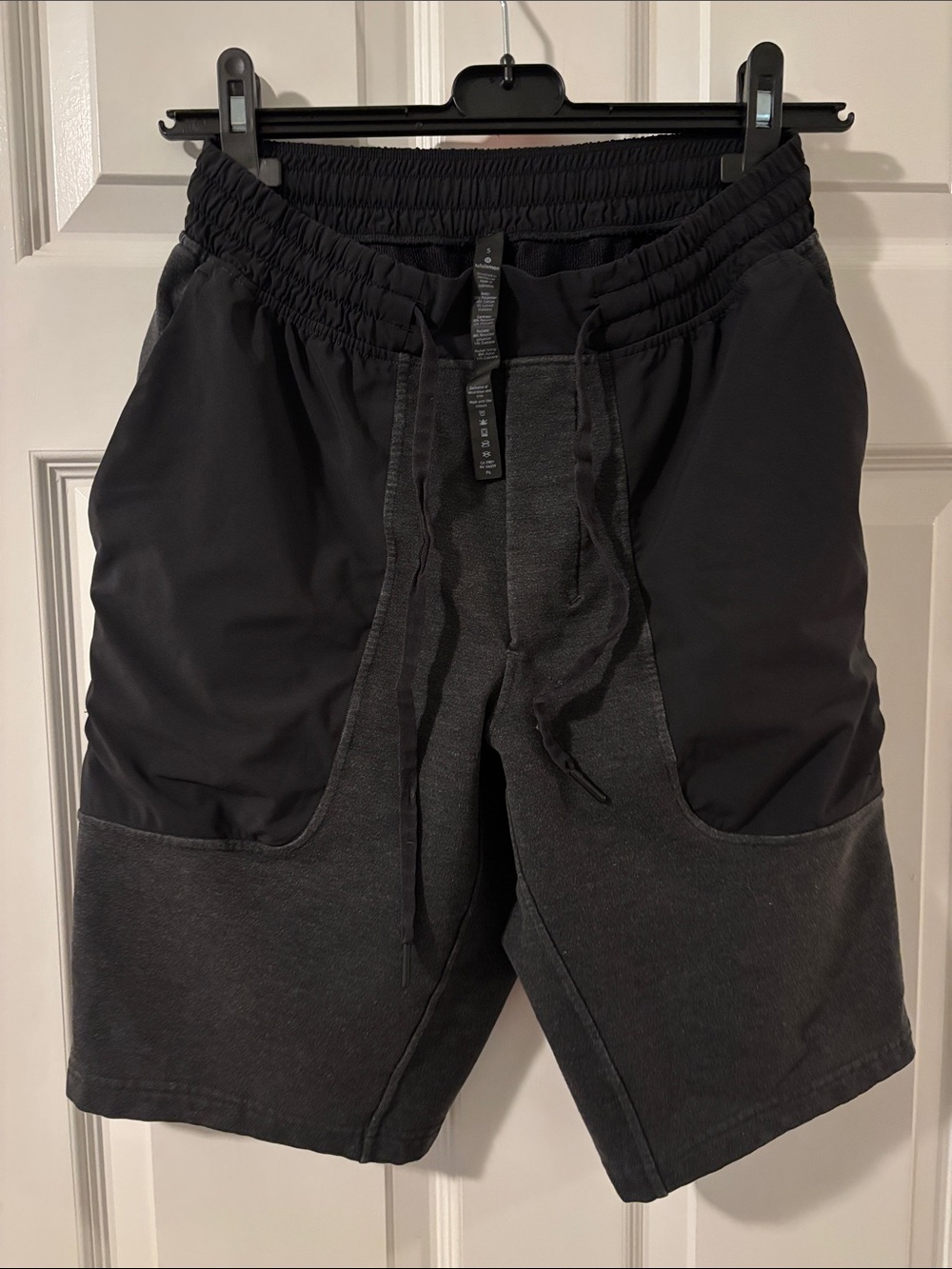 lululemon athletica Black Two-Tone Athletic Shorts